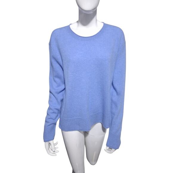 Rachel Zoe Womens Large 100% 2-Ply Cashmere Crewneck Quiet Luxury Soft Sweater - Picture 4 of 10